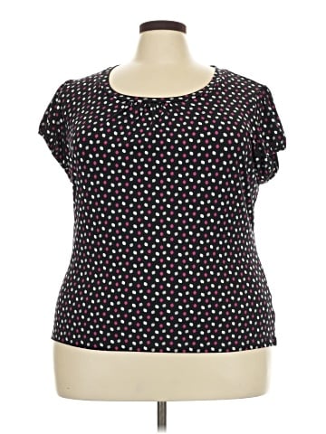 Worthington Short Sleeve Blouse (view 1)
