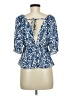 Miami Blue 3/4 Sleeve Blouse Size M - photo 2