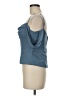 MoriLee by Madeline Gardner 100% Polyester Blue Sleeveless Blouse Size 8 - photo 5