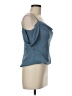 MoriLee by Madeline Gardner 100% Polyester Blue Sleeveless Blouse Size 8 - photo 4