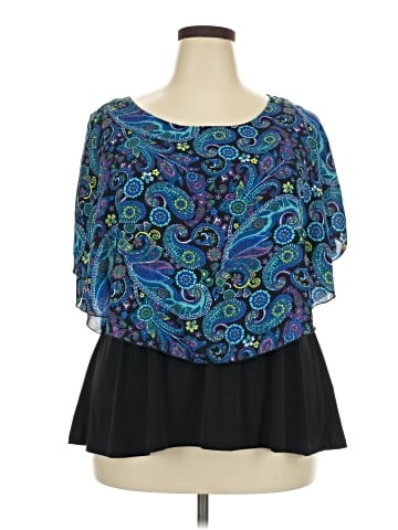 NY Collection 3/4 Sleeve Blouse (view 1)