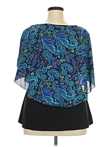NY Collection 3/4 Sleeve Blouse (view 2)