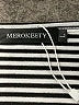 Merokeety Stripes Gray Casual Dress Size L - photo 7