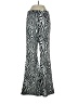 Shein Animal Print Silver Casual Pants Size 4 - photo 1