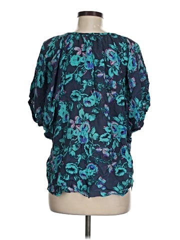 Rebecca Taylor Short Sleeve Silk Top (view 2)