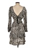 Angie Animal Print Black Casual Dress Size S - photo 2