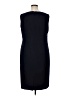 Nine West Solid Black Casual Dress Size 16 - photo 2