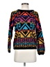 Assorted Brands 100% Acrylic Print Black Pullover Sweater Size S - photo 1
