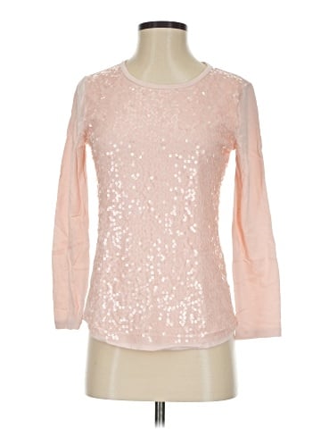 J.Crew Factory Store 3/4 Sleeve T-Shirt (view 1)