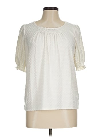 J.Crew Factory Store Short Sleeve Blouse (view 1)