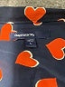 Gap - Maternity 100% Polyester Hearts Orange Long Sleeve Blouse Size L - photo 6