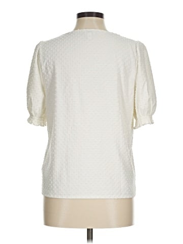 J.Crew Factory Store Short Sleeve Blouse (view 2)