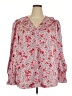 C. Wonder 100% Polyester Red 3/4 Sleeve Blouse Size 2X - photo 1