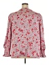 C. Wonder 100% Polyester Red 3/4 Sleeve Blouse Size 2X - photo 2