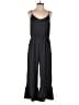 Naked Zebra 100% Polyester Solid Black Jumpsuit Size M - photo 1