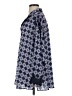 Free People 100% Polyester Argyle Blue 3/4 Sleeve Blouse Size S - photo 5
