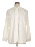 Chico's Solid Ivory Long Sleeve Button-Down Shirt Size XL (3) - photo 1