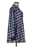 Free People 100% Polyester Argyle Blue 3/4 Sleeve Blouse Size S - photo 4