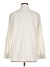 Chico's Solid Ivory Long Sleeve Button-Down Shirt Size XL (3) - photo 2