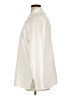 Chico's Solid Ivory Long Sleeve Button-Down Shirt Size XL (3) - photo 5