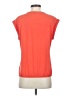Express Orange Red Short Sleeve Top Size S - photo 2