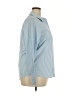 Lands' End 100% Cotton Checkered-gingham Blue Long Sleeve Button-Down Shirt Size 18 - photo 4