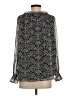 Talbots Black Long Sleeve Blouse Size S - photo 2