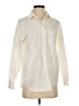 Zara Basic 100% Polyester Ivory Long Sleeve Blouse Size XS - photo 1