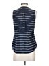 Banana Republic 100% Polyester Blue Sleeveless Blouse Size XS - photo 2