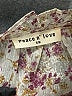 Peach Love 100% Polyester Floral Ivory Long Sleeve Blouse Size S - photo 7