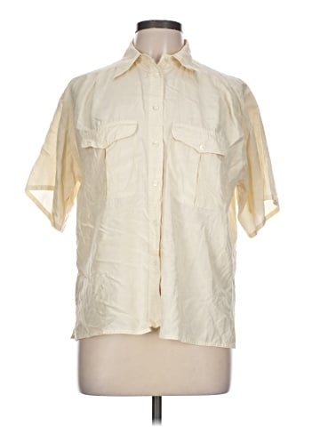 Liz Claiborne Short Sleeve Silk Top (view 1)