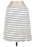 Crescent 100% Cotton Stripes Gray Silver Casual Skirt Size M - photo 2