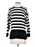 Zara Stripes Black Pullover Sweater Size S - photo 1