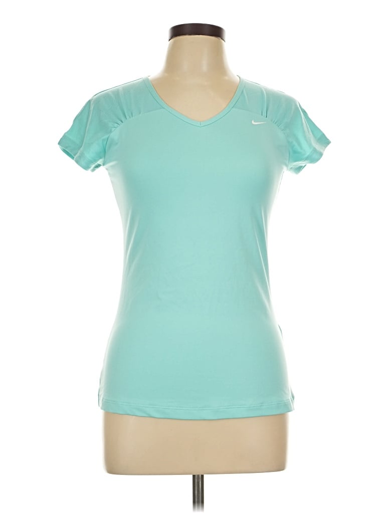 Pre-owned Nike Active T-shirt In Teal