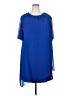 Assorted Brands 100% Polyester Solid Blue Cocktail Dress Size XXL - photo 1