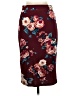 iris Floral Burgundy Casual Skirt Size M - photo 2