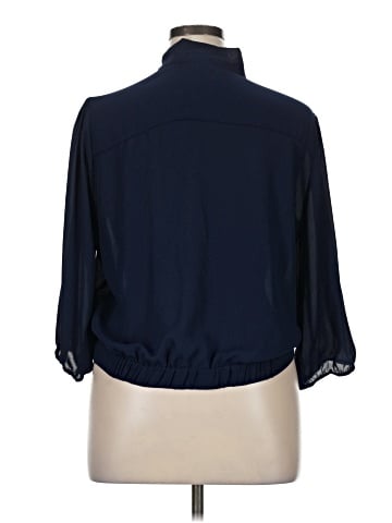 7th Avenue Design Studio New York & Company 3/4 Sleeve Blouse (view 2)