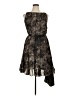 Studio 1 100% Polyester Paisley Black Cocktail Dress Size 14 (petite) - photo 1