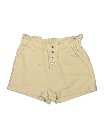 Topshop Khaki Shorts (view 1)