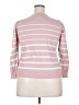 Liz Claiborne Stripes Pink Pullover Sweater Size XXL - photo 2