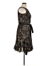 Studio 1 100% Polyester Paisley Black Cocktail Dress Size 14 (petite) - photo 4