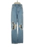 AGOLDE 100% Cotton Graphic Blue Jeans Size 24 waist - photo 1