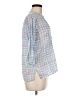 Oliphant 100% Cotton Blue 3/4 Sleeve Blouse Size M - photo 4