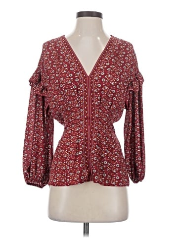 Max Studio 3/4 Sleeve Blouse (view 1)