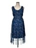 Max Studio Stars Blue Cocktail Dress Size XL - photo 1