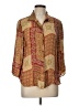 Kate Hill Paisley Gold 3/4 Sleeve Blouse Size L - photo 1