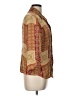 Kate Hill Paisley Gold 3/4 Sleeve Blouse Size L - photo 4