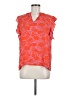 Ann Taylor Orange Short Sleeve Blouse Size M - photo 1