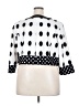 Danny And Nicole Polka Dots White 3/4 Sleeve Blouse Size 20W - photo 2