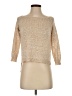 Sparkle & Fade 100% Polyester Metallic Tan Pullover Sweater Size XS - photo 1